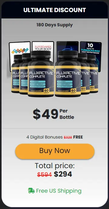 Fluxactive Complete offer package price